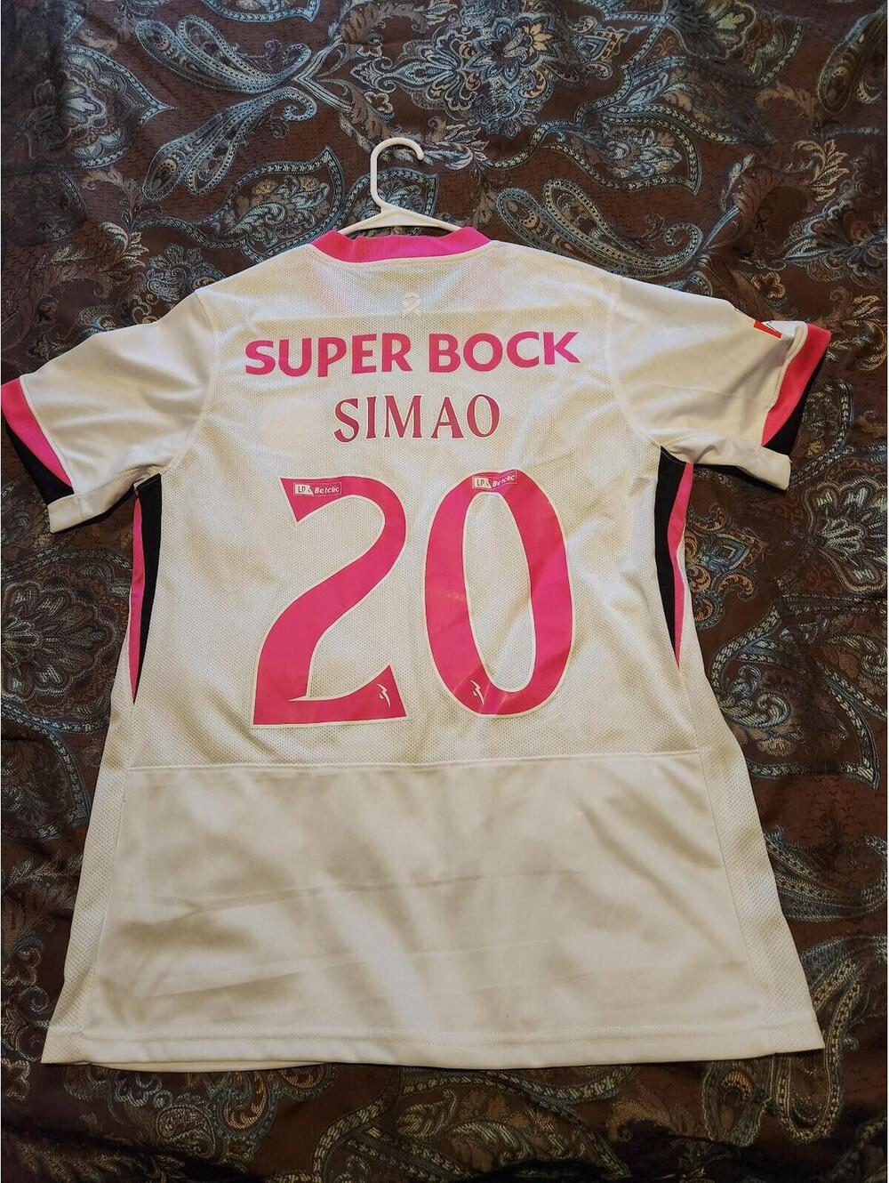 Sporting CP Lisbon 2025/2026 Simao Portugal Pink October Soccer Jersey Size L